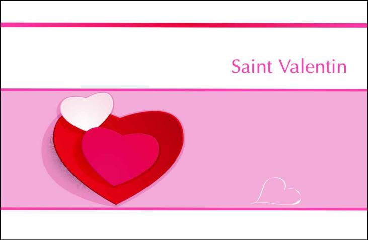 8300 - Carte double Saint Valentin